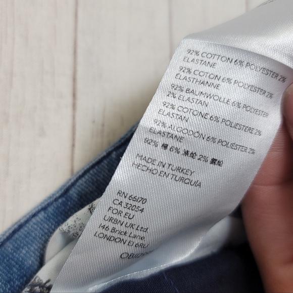 PILCRO & THE LETTERPRESS  High Rise Slim Jeans, sz 32 - Picture 12 of 16